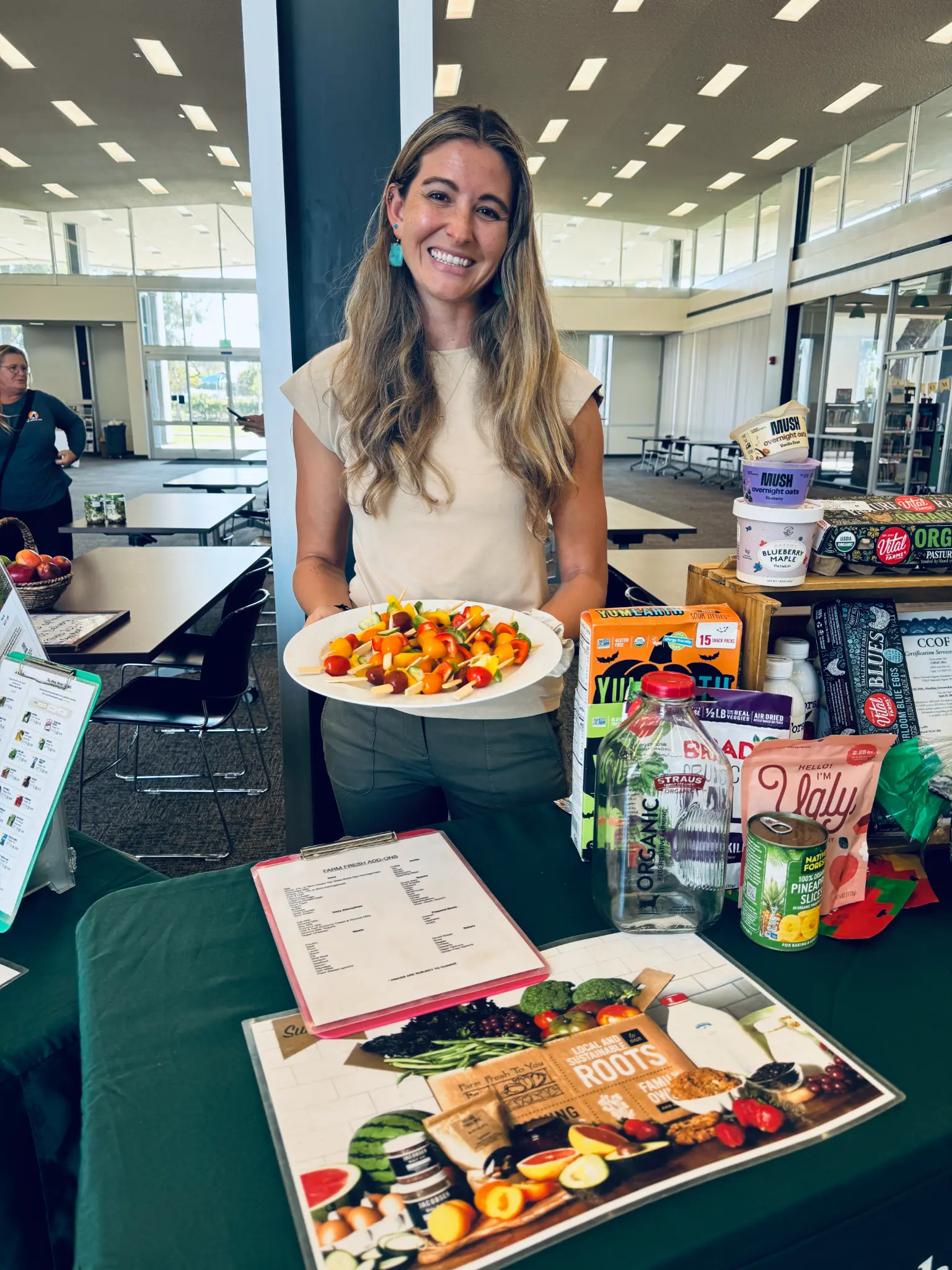 Jackie Hackett presenting at a corporate wellness event